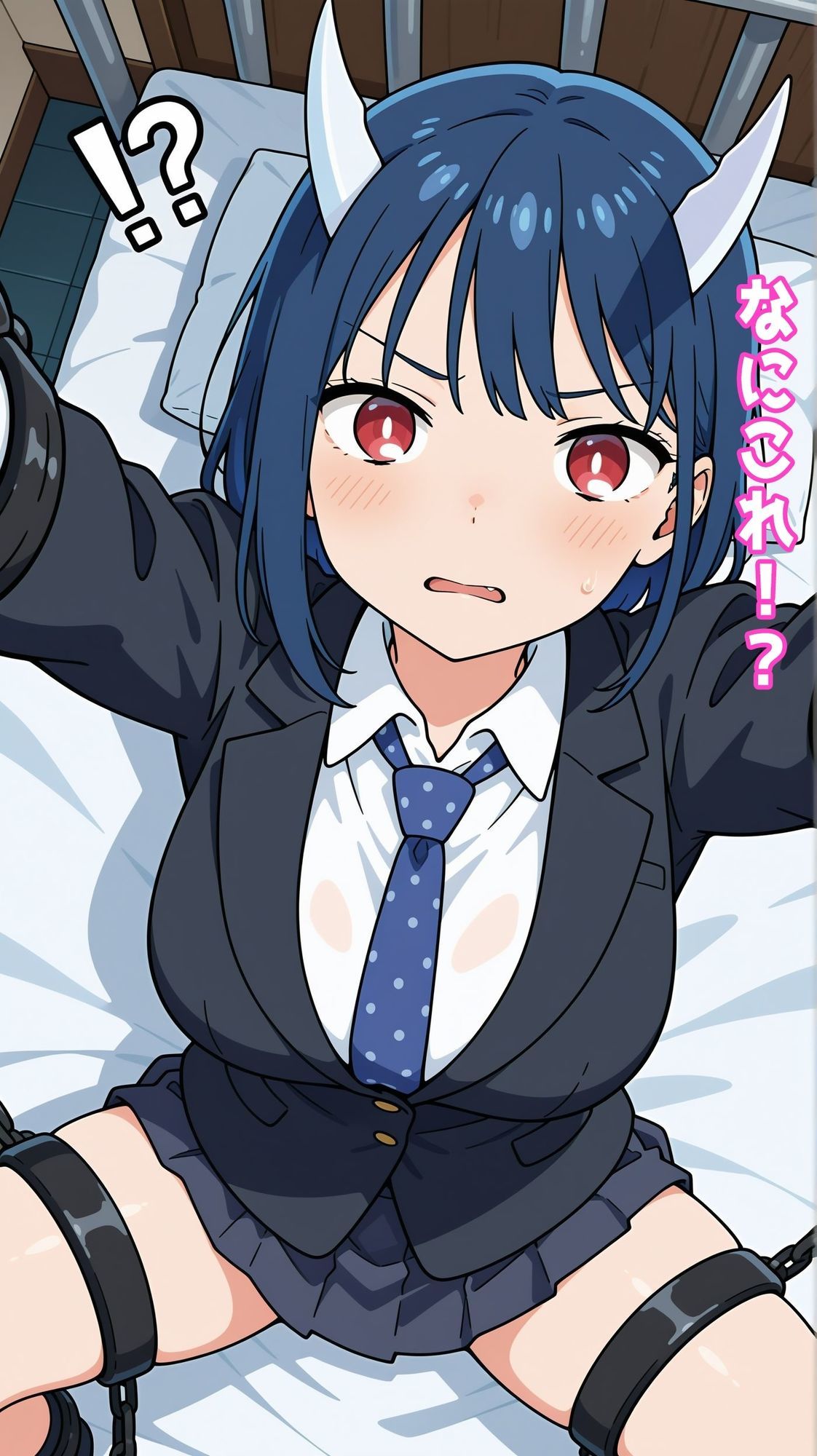 【一部セリフつき】あのヒロインにイタズラできる部屋 – ドラゴンJK編 -青〇ルリ – サンプル画像3