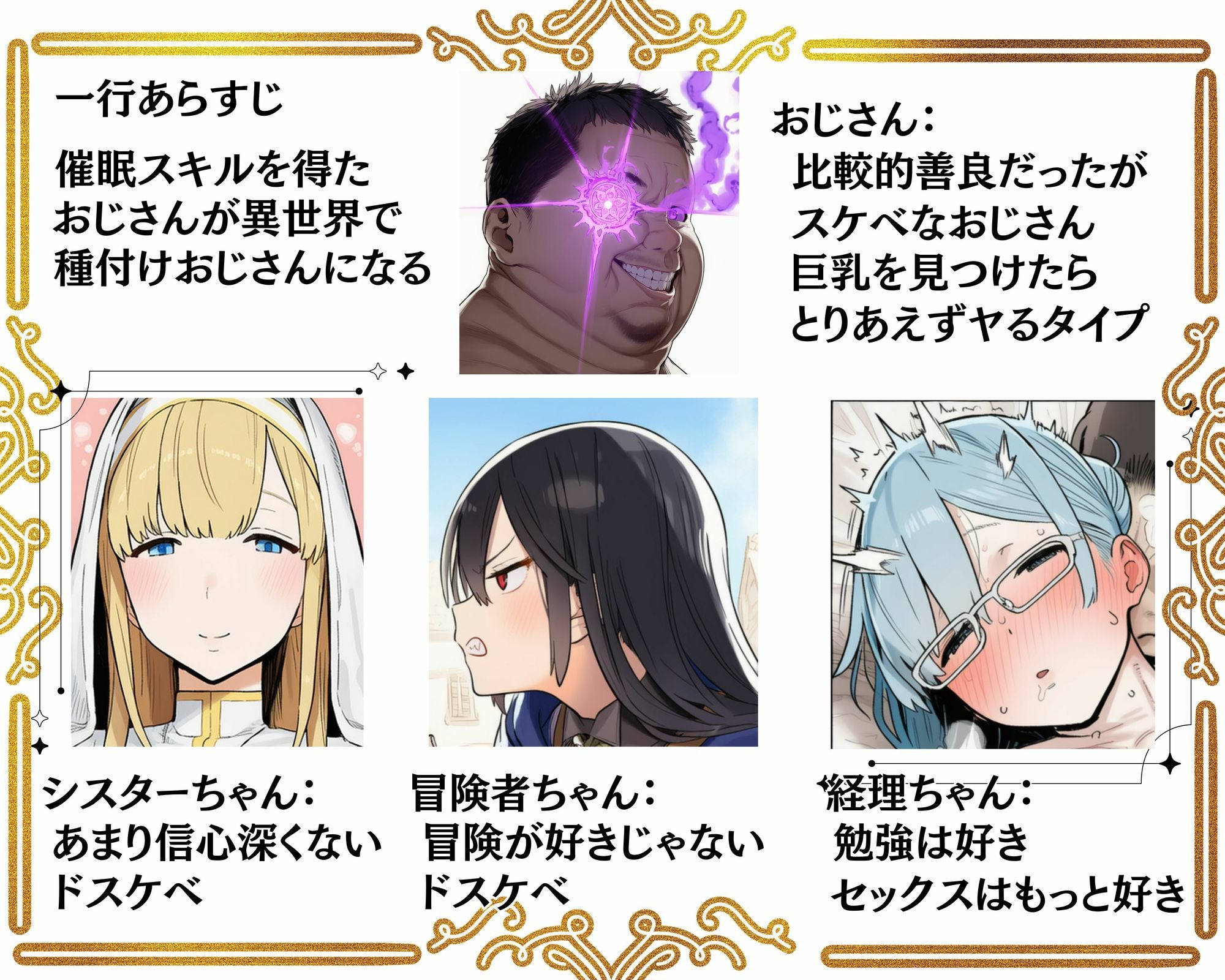 【催●魔眼】で女たちを発情＆感度上昇させて異世界ハーレム作ってみた サンプル画像9