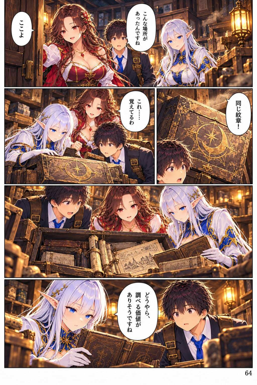 【全11話・約110P・フルカラー】異世界転移したら美女だらけの宿屋に就職しました！？ 第1部 〜月灯り亭と月の道〜本編 サンプル画像4