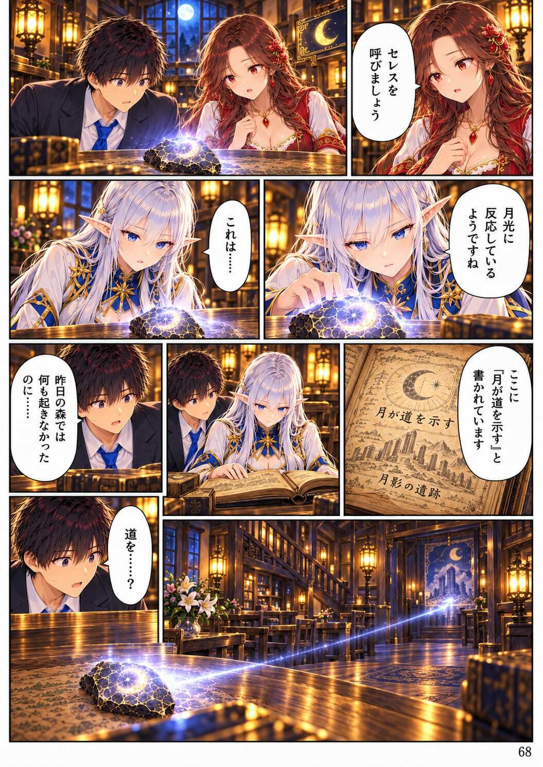 【全11話・約110P・フルカラー】異世界転移したら美女だらけの宿屋に就職しました！？ 第1部 〜月灯り亭と月の道〜本編 サンプル画像8