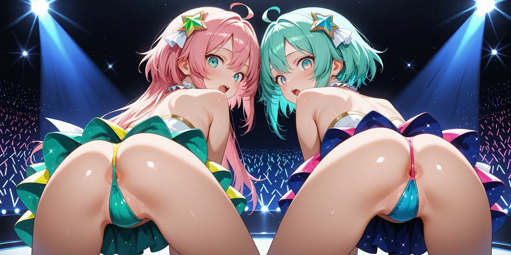 【全500枚】超接写アイドルTバックLIVE【見せつけ超ローアングル/高解像度PNG】 サンプル画像8