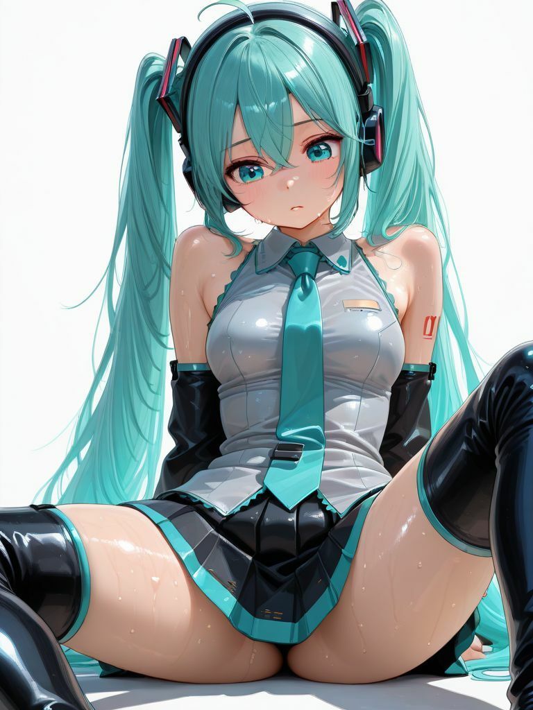 【初〇ミク】えっちな歌姫のイラスト集 サンプル画像9