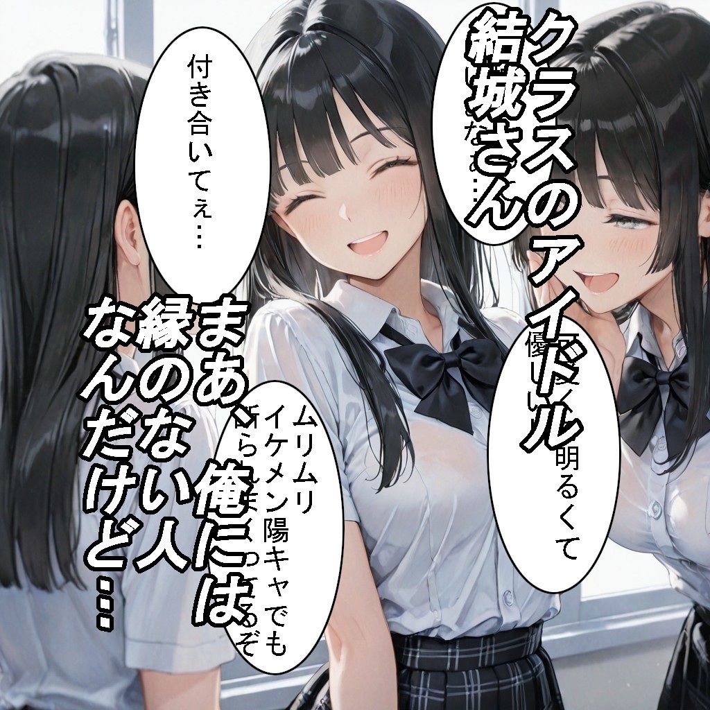 【制服】クラスのアイドルだけどホントは猫かぶりなアノ子が、ヒミツえっちで俺だけの彼女になった話 サンプル画像1