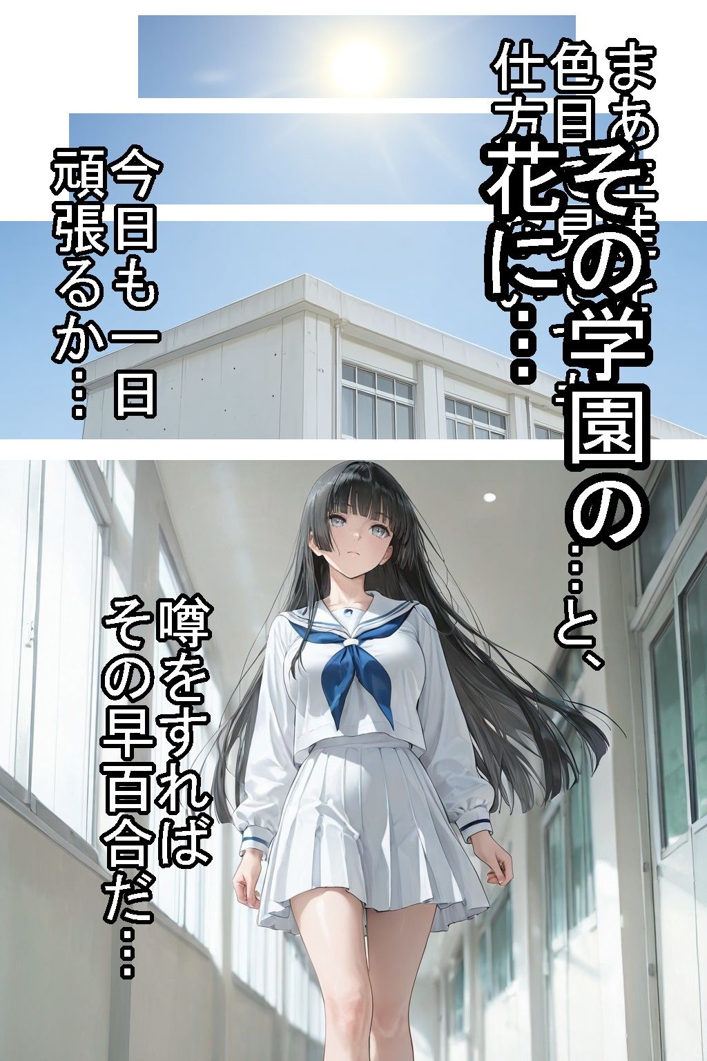 【制服】高嶺の花の学園優等生と互いのカラダに溺れるようになる話【貪欲えっち】 サンプル画像3