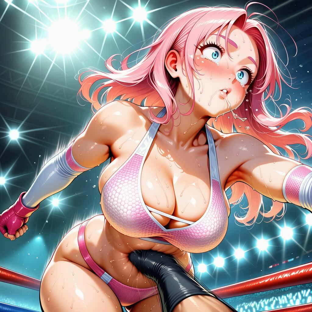 【動画あり】美少女アイドルレスラー完全敗北  〜星宮一花のリョナCG集〜 サンプル画像10