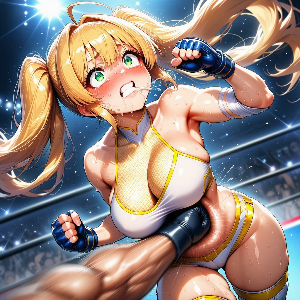 【動画あり】金髪ツインテールのアイドルレスラー、レスリングリングにて散る サンプル画像10