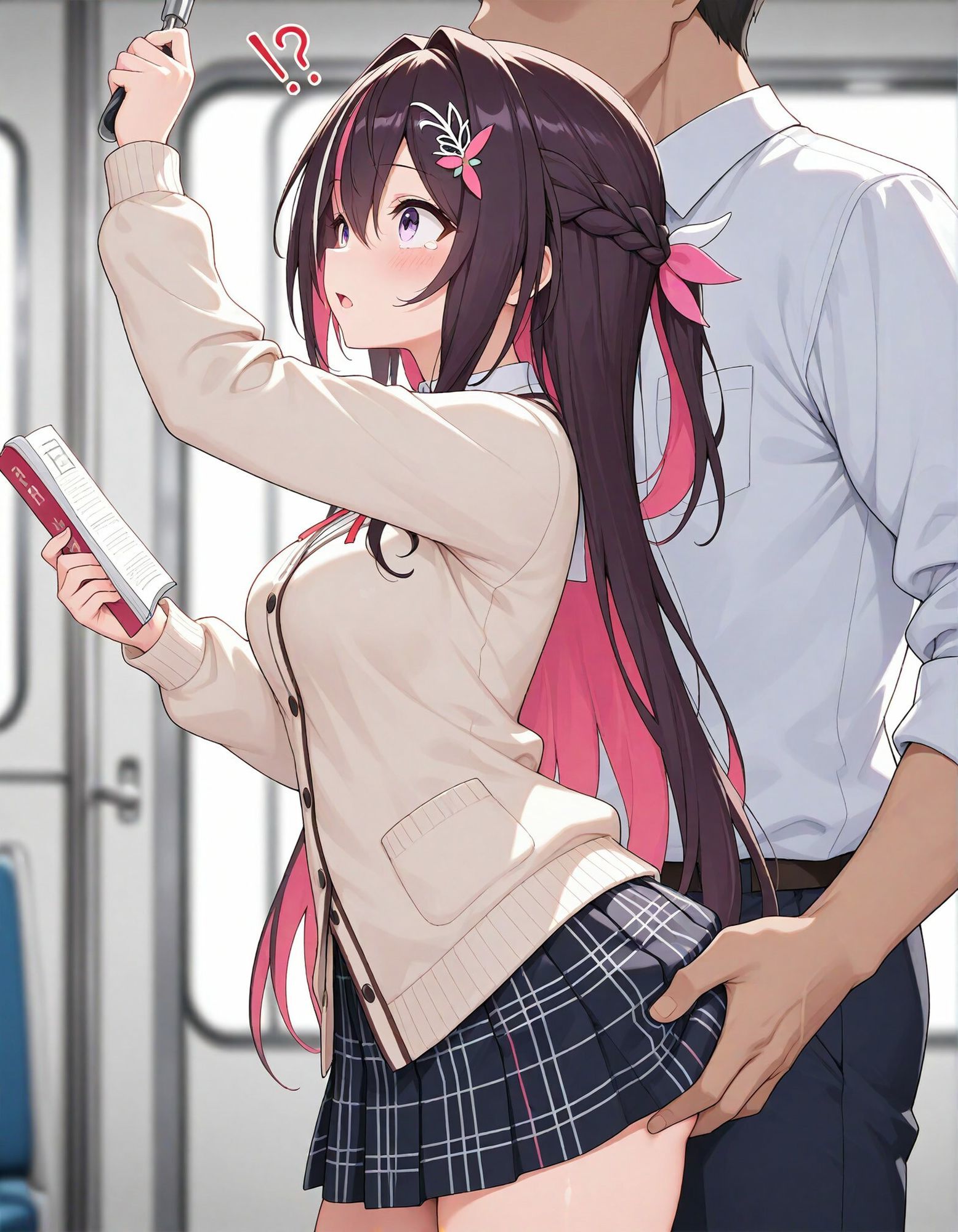 【動画付き】痴●電車 犯●れた少女 AZ●i編 サンプル画像3