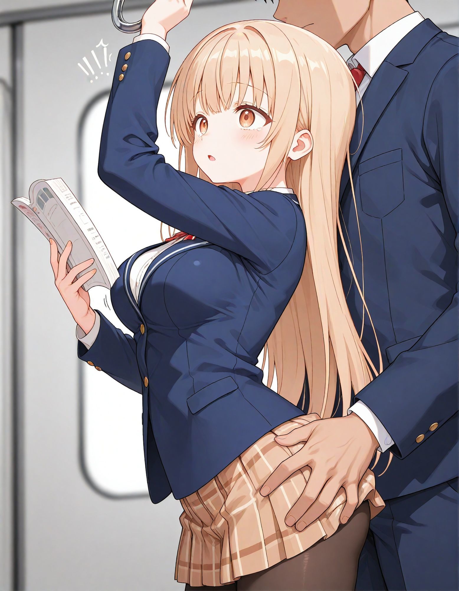 【動画付き】痴●電車 犯●れた少女 椎名●昼編 サンプル画像3
