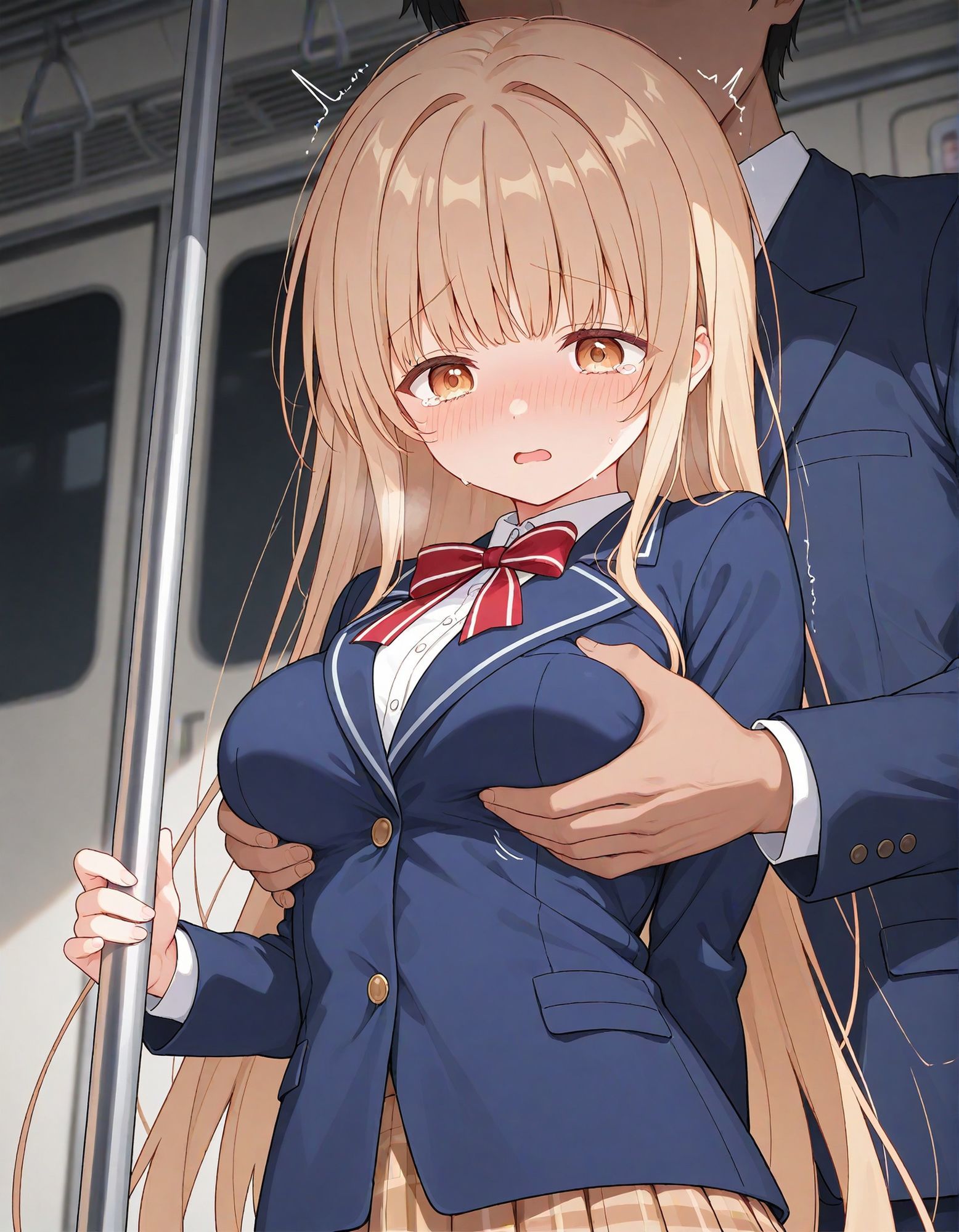 【動画付き】痴●電車 犯●れた少女 椎名●昼編 サンプル画像6