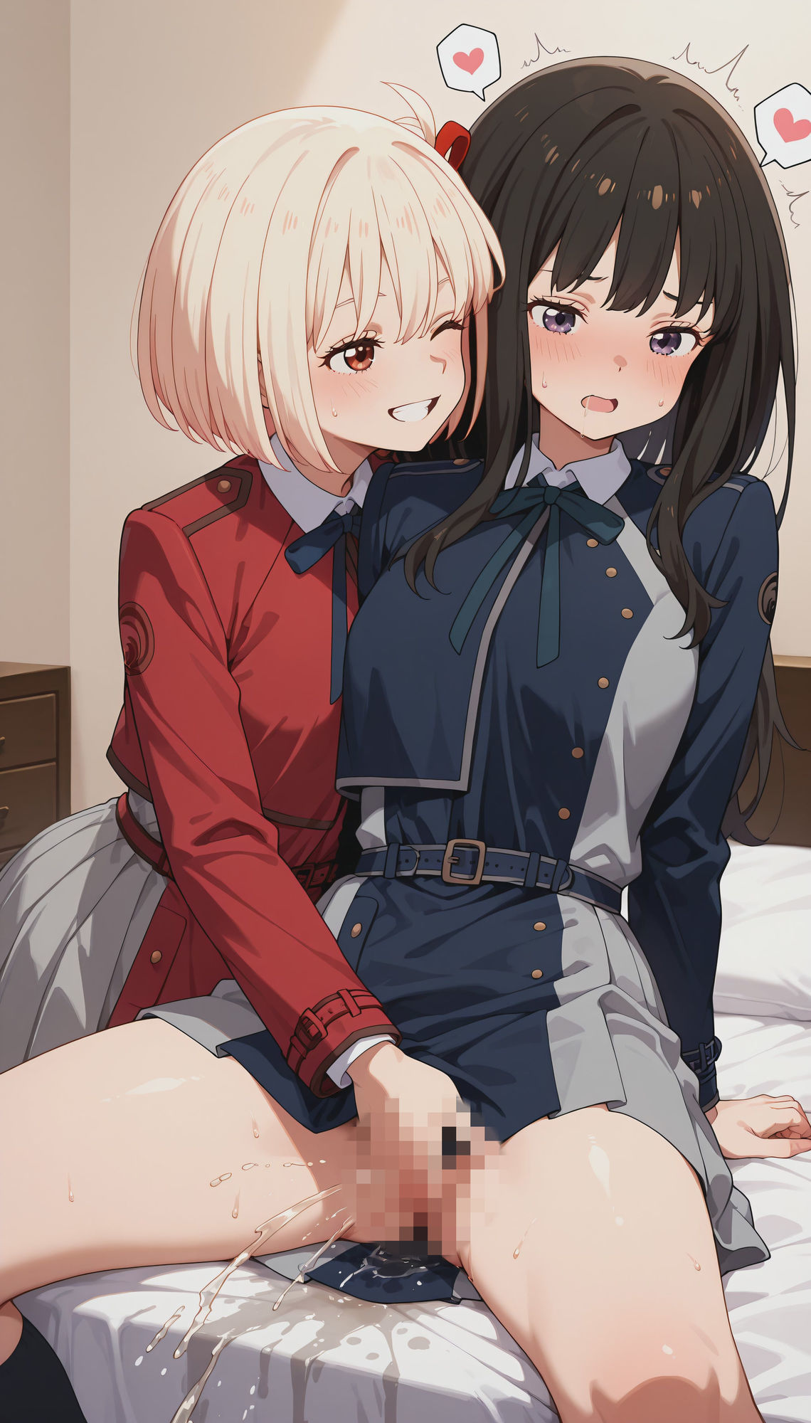 【動画付き！】『千束＆たきな（リコリコ）』のラブラブエッチシーン500枚！ サンプル画像3