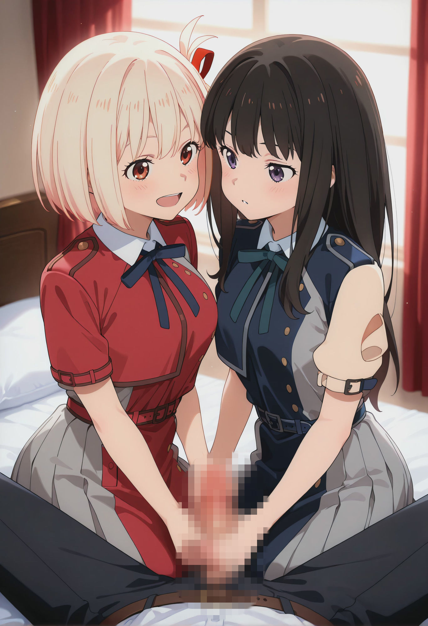 【動画付き！】『千束＆たきな（リコリコ）』のラブラブエッチシーン500枚！ サンプル画像4