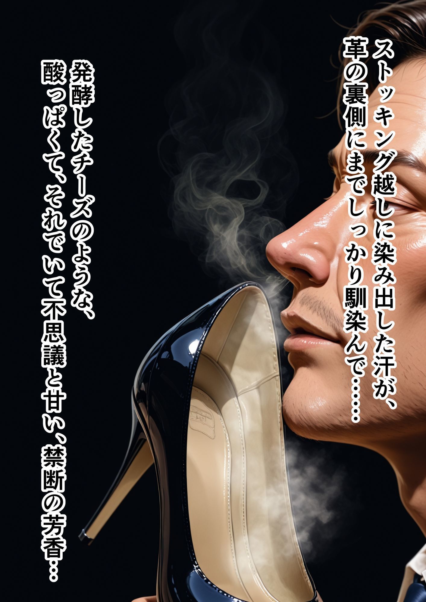 【匂いフェチ】足臭 〜エリート女上司の激蒸れ黒スト。一日中歩いたOLの「臭い」と熟成発酵した芳香〜 サンプル画像3