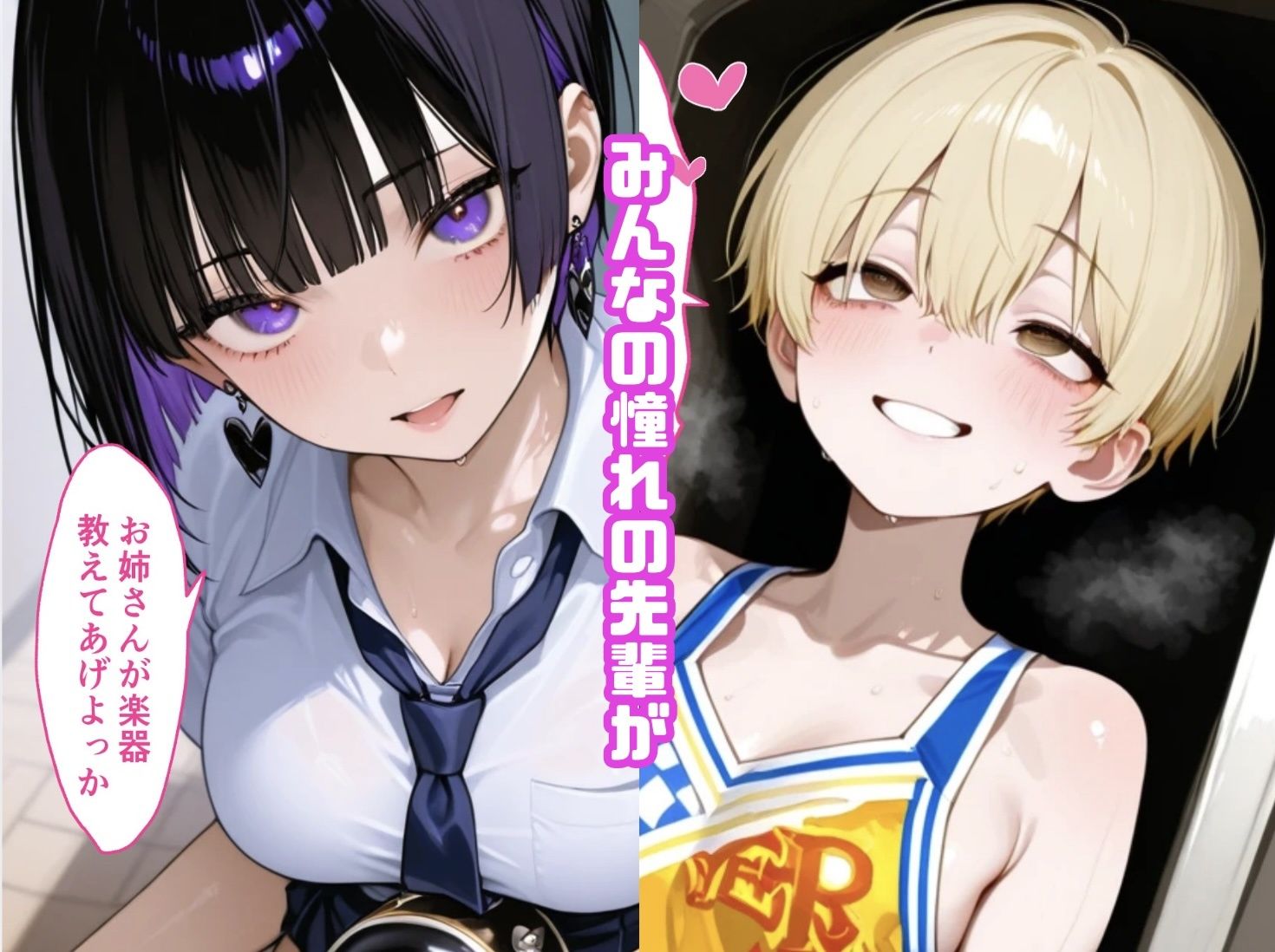 【即堕ち】部活女子たちが堕ちるまで-トントロ サンプル画像2