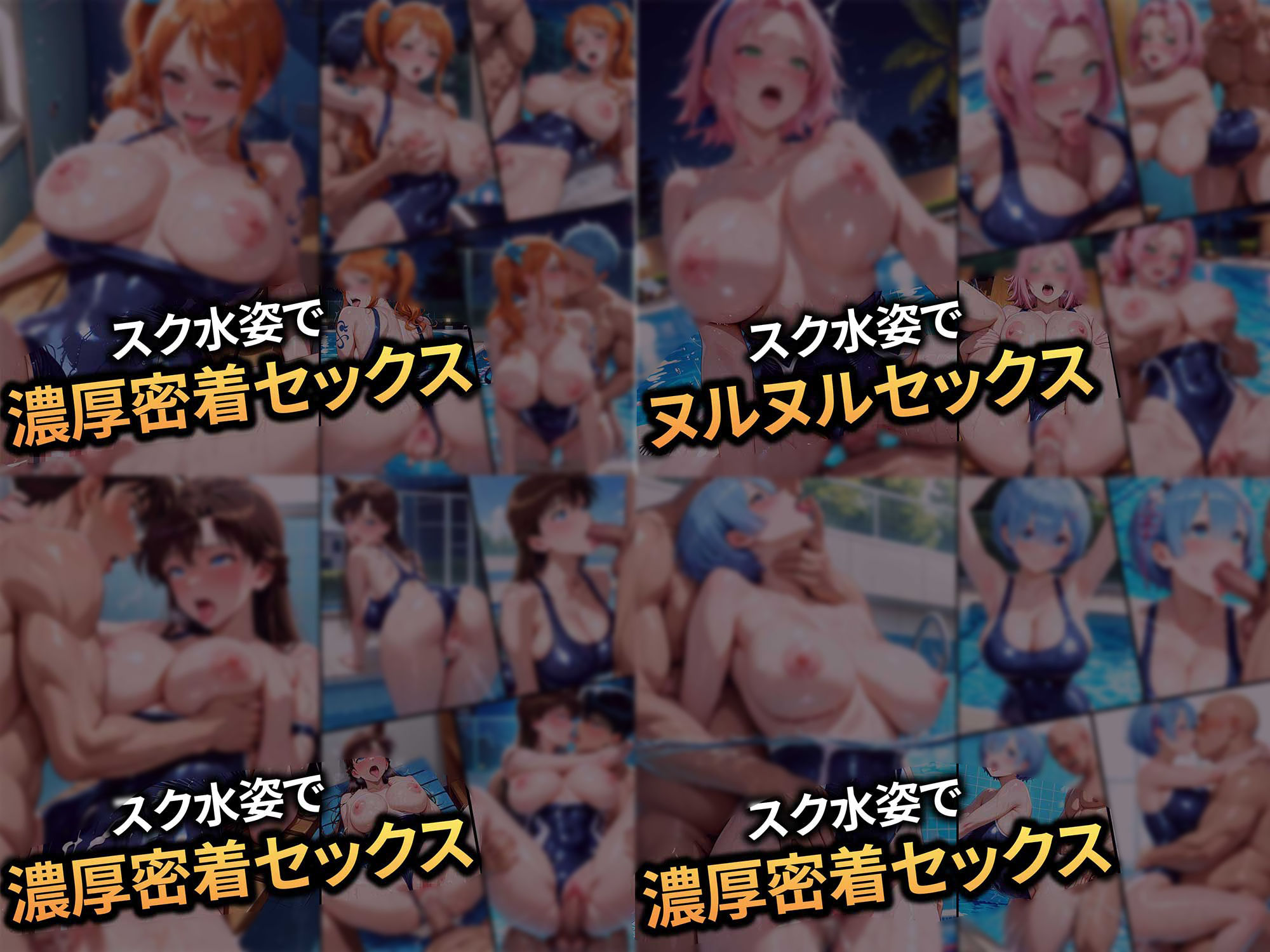 【合計1000ページ】生意気なカノジョたちを〇〇な方法で犯した話〜サ●ラ・ナ●・ら●・レ●の総集偏〜 サンプル画像9