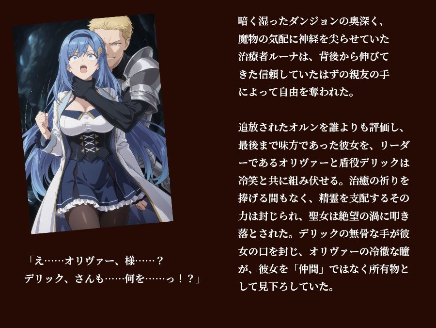 【器用貧乏】ルーナ 【498枚＋1mp4】裏切りのパーティ管理 〜「いなくなったアイツの代わりに、俺たちがたっぷり可愛がってやるよ」〜 サンプル画像1