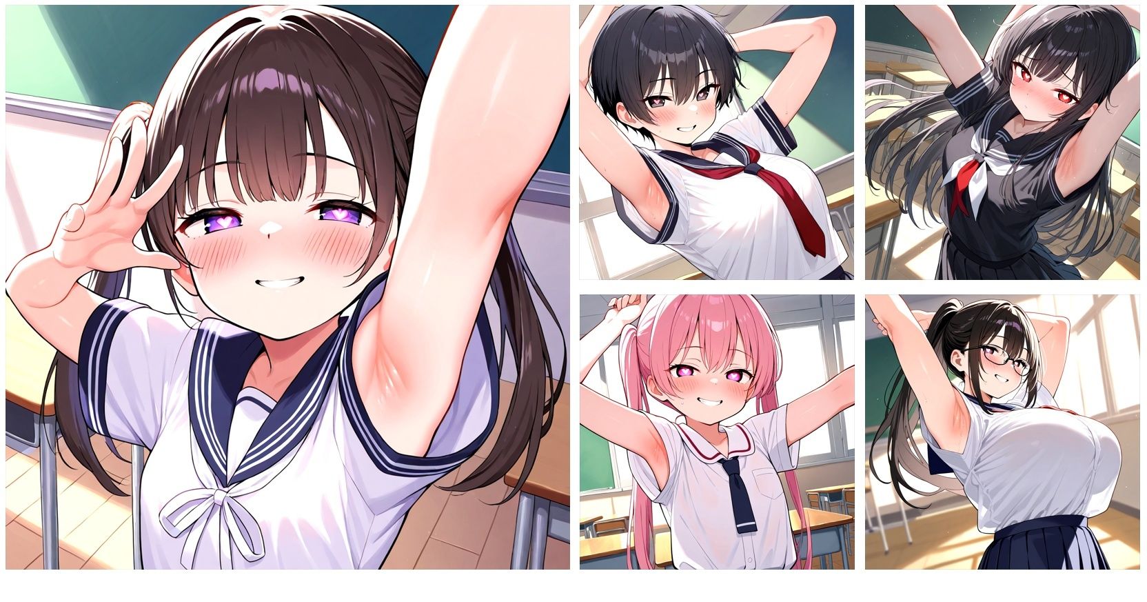 【在庫整理品】ワキのみ！のCG集 サンプル画像1