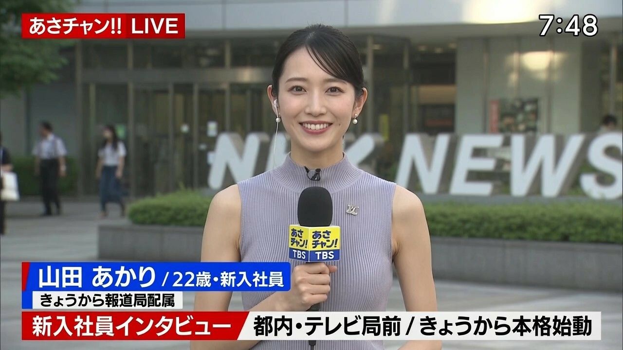 【女子アナ60人】生中継で突然服を破られておっぱい丸出し！！パニック！！ サンプル画像3