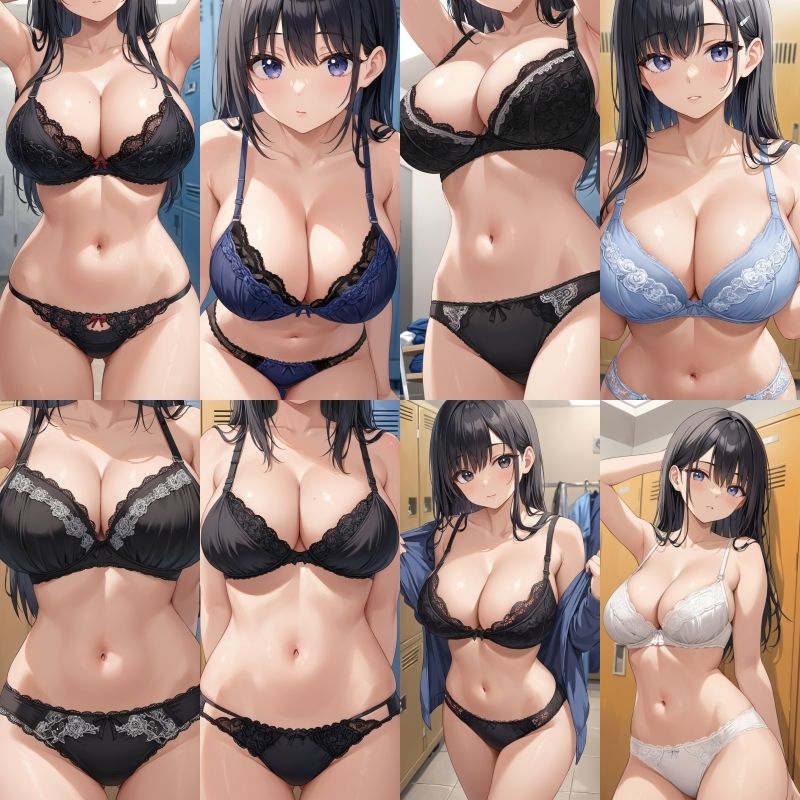 【女子更衣室盗撮】巨乳J〇レース下着【500枚】Vol.1-2 サンプル画像5