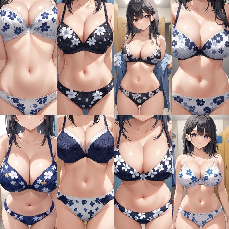 【女子更衣室盗撮】巨乳はながら下着【500枚】 サンプル画像1