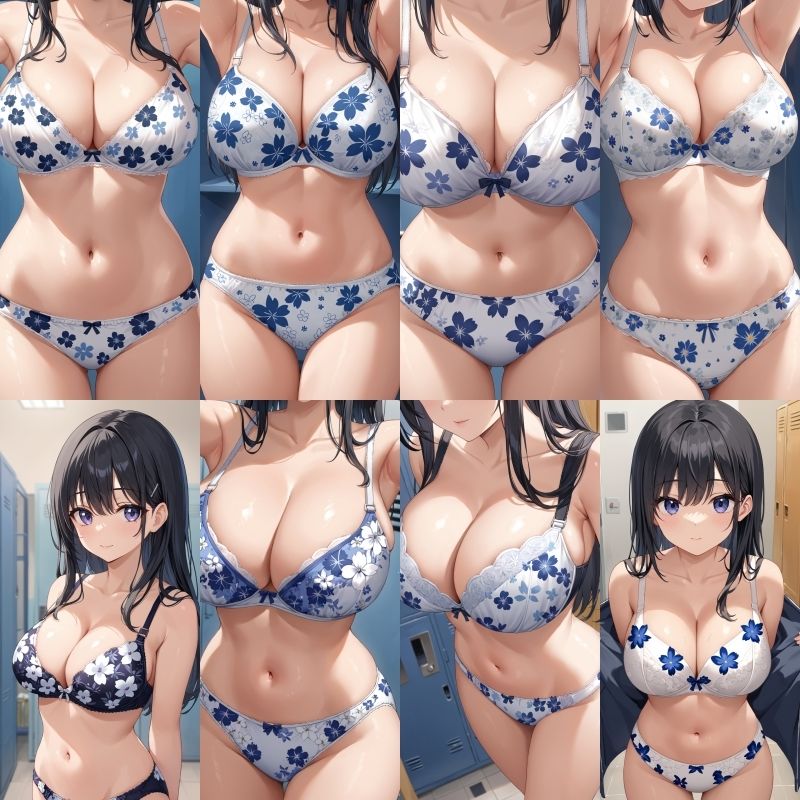 【女子更衣室盗撮】巨乳はながら下着【500枚】 サンプル画像2