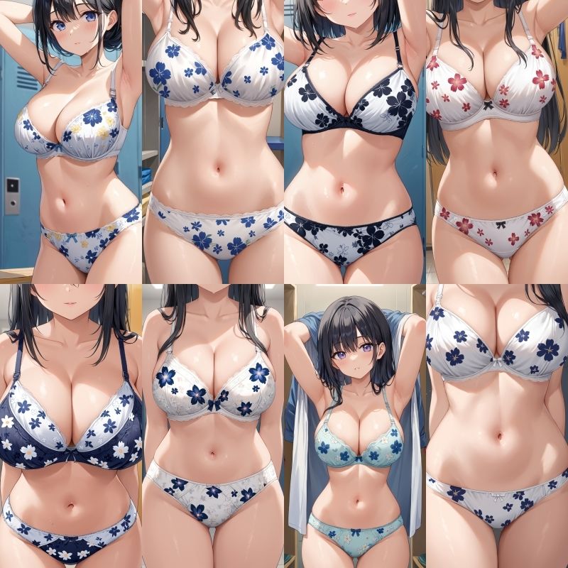 【女子更衣室盗撮】巨乳はながら下着【500枚】 サンプル画像4