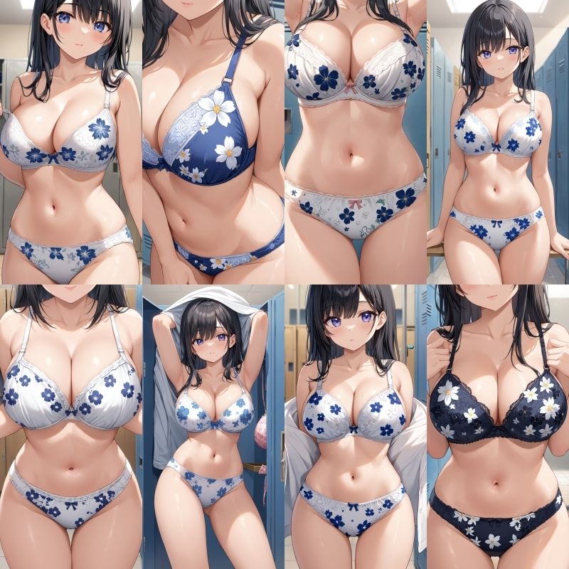 【女子更衣室盗撮】巨乳はながら下着【500枚】 サンプル画像5