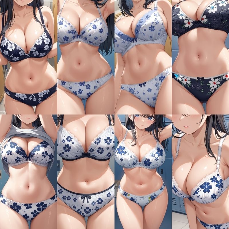 【女子更衣室盗撮】巨乳はながら下着【500枚】 サンプル画像7