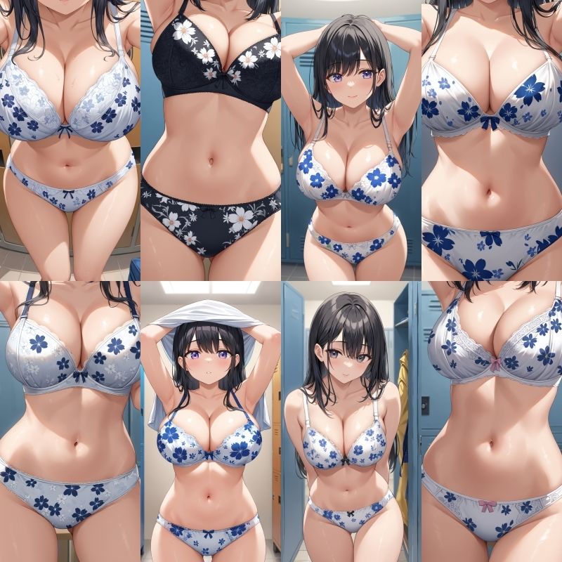 【女子更衣室盗撮】巨乳はながら下着【500枚】 サンプル画像8