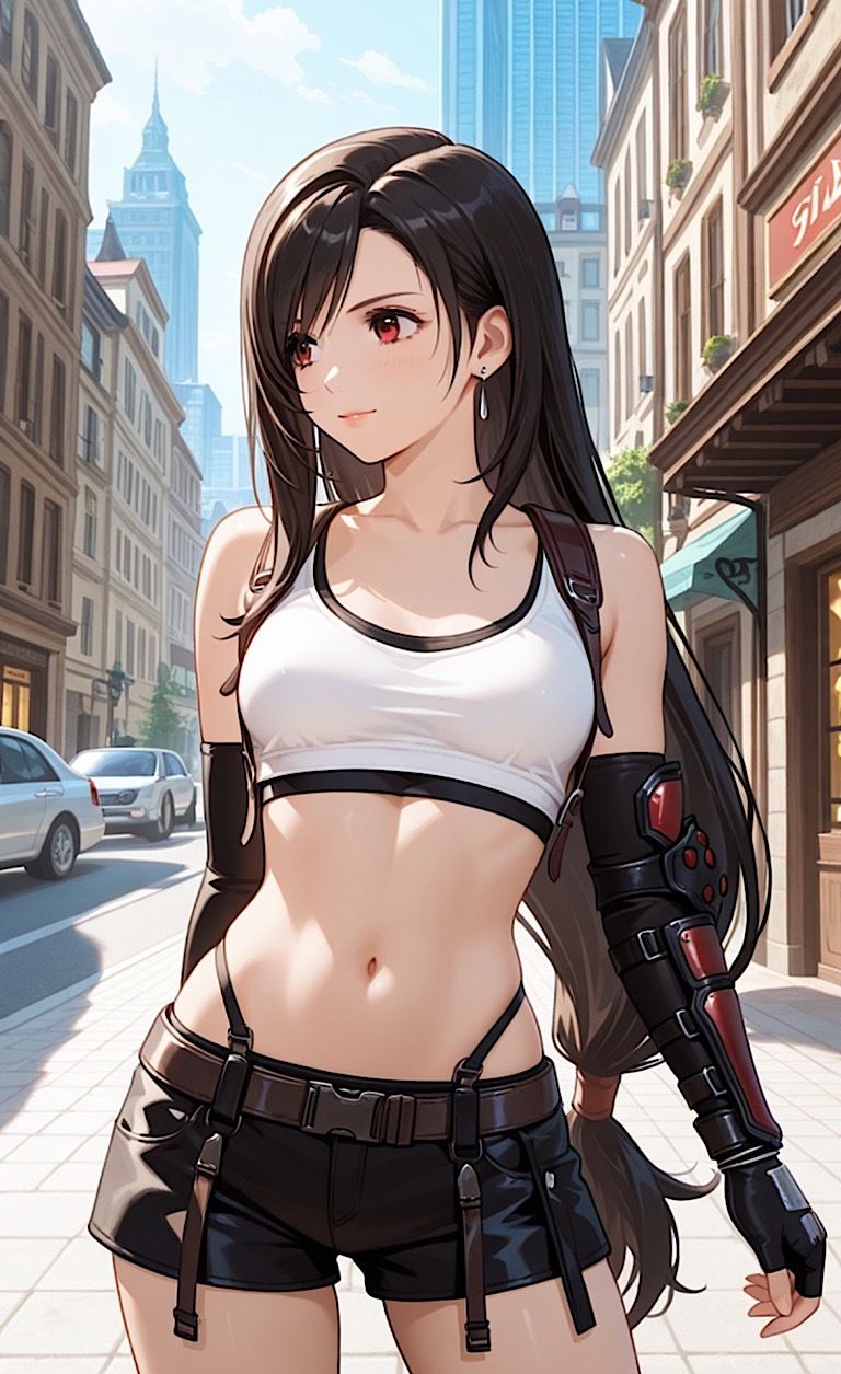 【女戦士】屈辱キモオタと露出デート画像がフ◯ンザに流出！ サンプル画像1