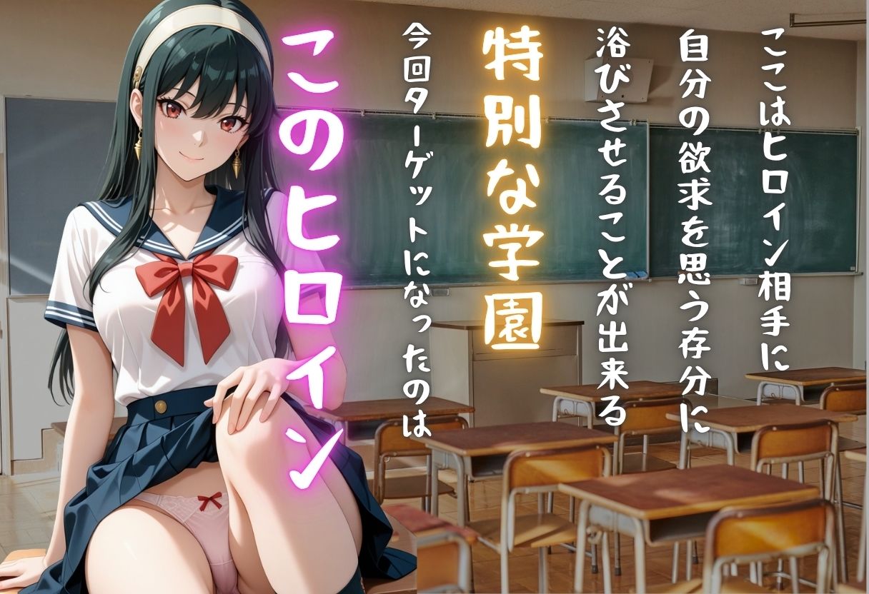 【学園ヒロイン〜俺たちの肉便器】〜SPY×FA◯ILY〜ヨ◯・フォージャー編〜 サンプル画像1