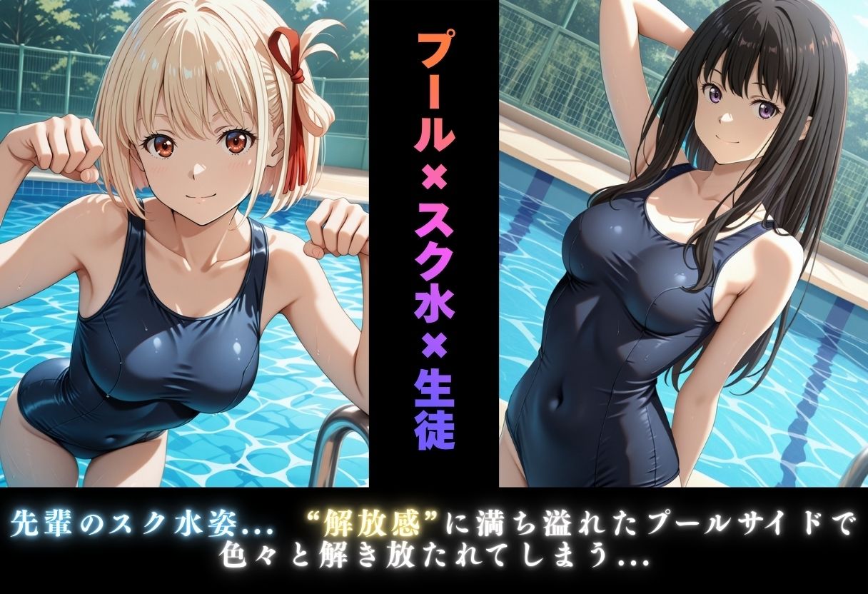 【学園ヒロイン〜俺たちの肉便器〜】リ◯リス・リコイル〜錦木◯束・井ノ上た◯な  編〜 サンプル画像4