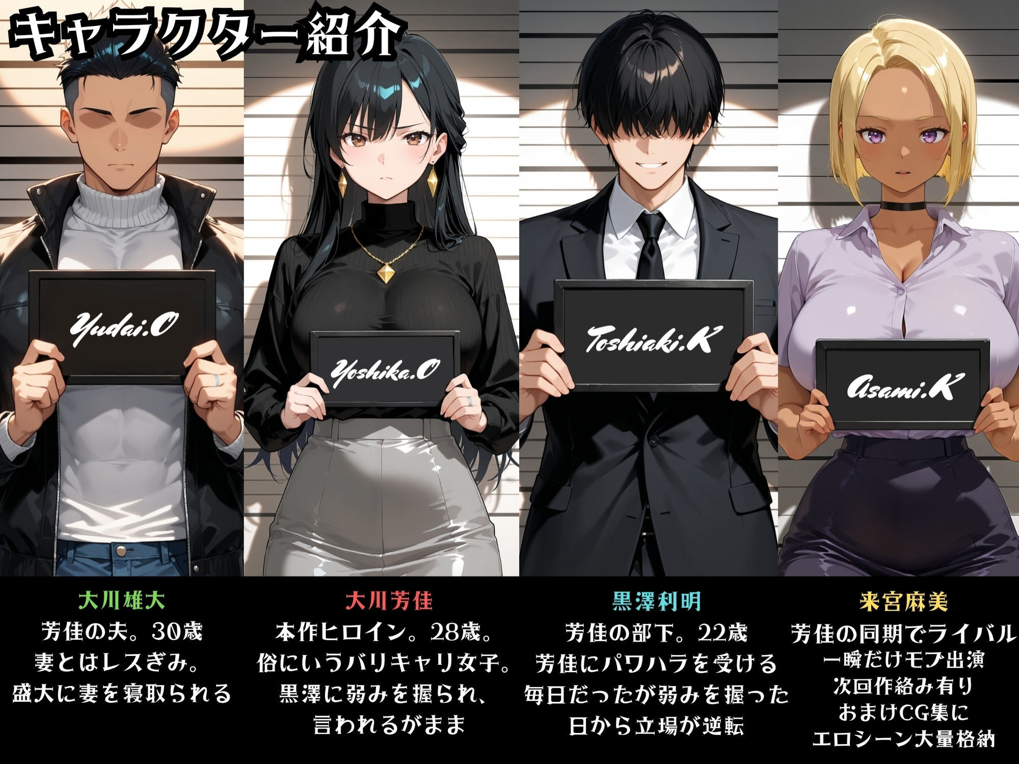 【完堕ち編】パワハラ人妻上司 復讐NTR調教 〜弱みを握られて言いなりに〜 サンプル画像1