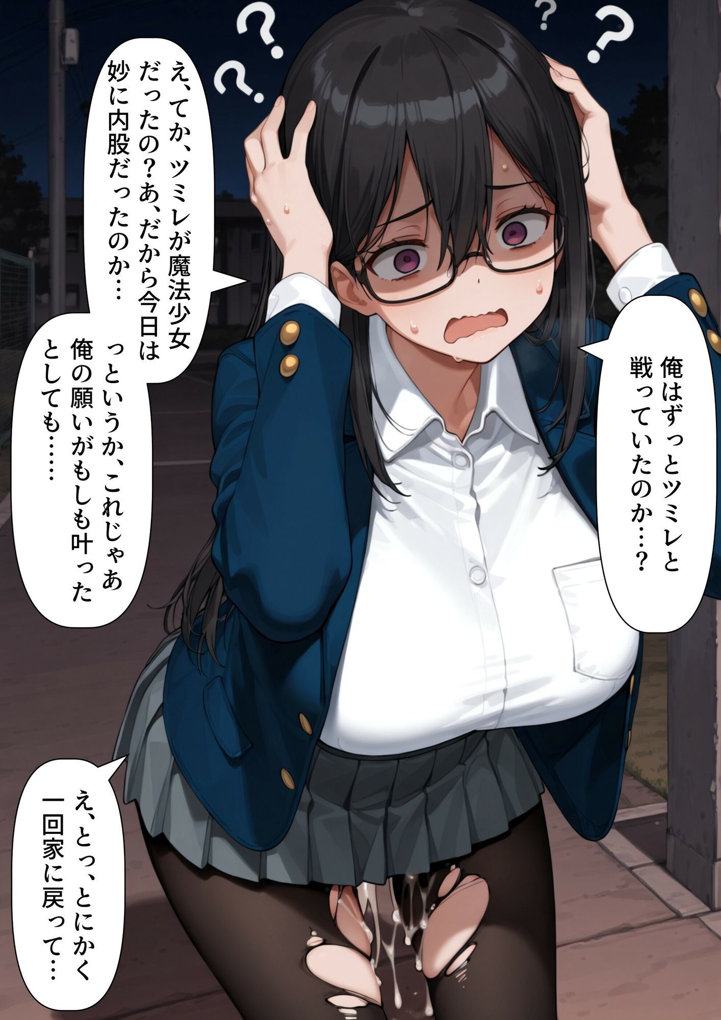 【寄生】触手怪人が魔法少女を乗っ取って闇落ちしたけど、魔法少女の正体は変身した彼女だった！？ サンプル画像10