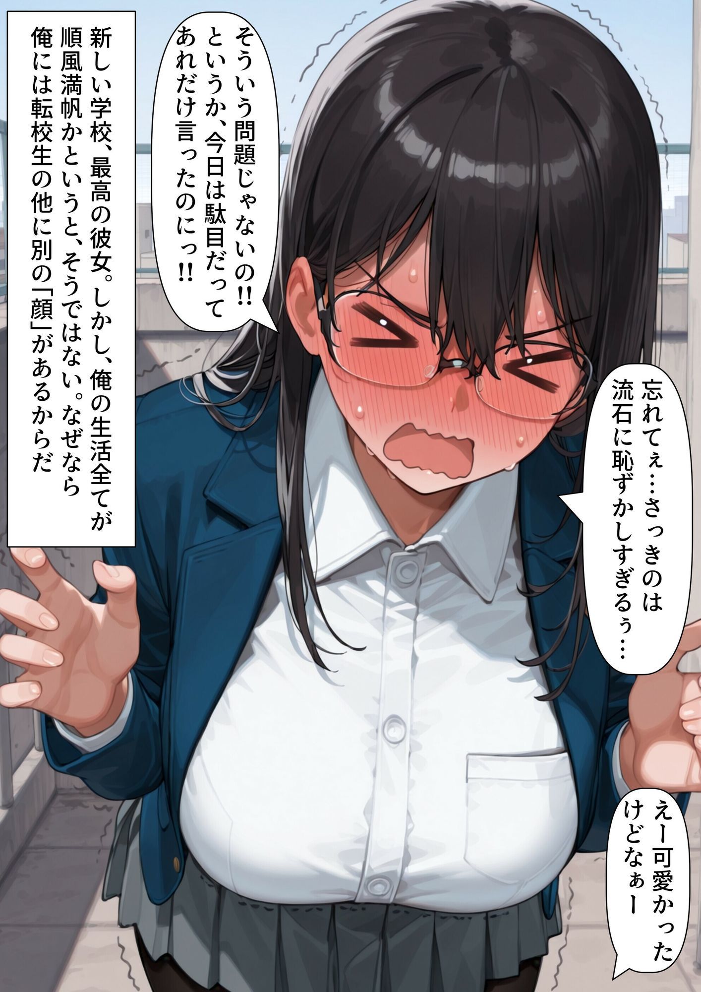 【寄生】触手怪人が魔法少女を乗っ取って闇落ちしたけど、魔法少女の正体は変身した彼女だった！？ サンプル画像3