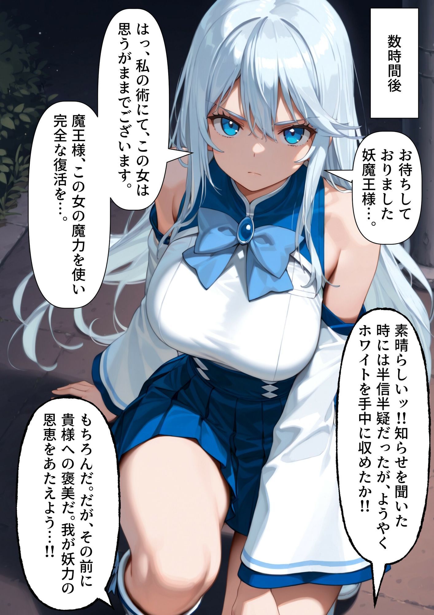 【寄生】触手怪人が魔法少女を乗っ取って闇落ちしたけど、魔法少女の正体は変身した彼女だった！？ サンプル画像7