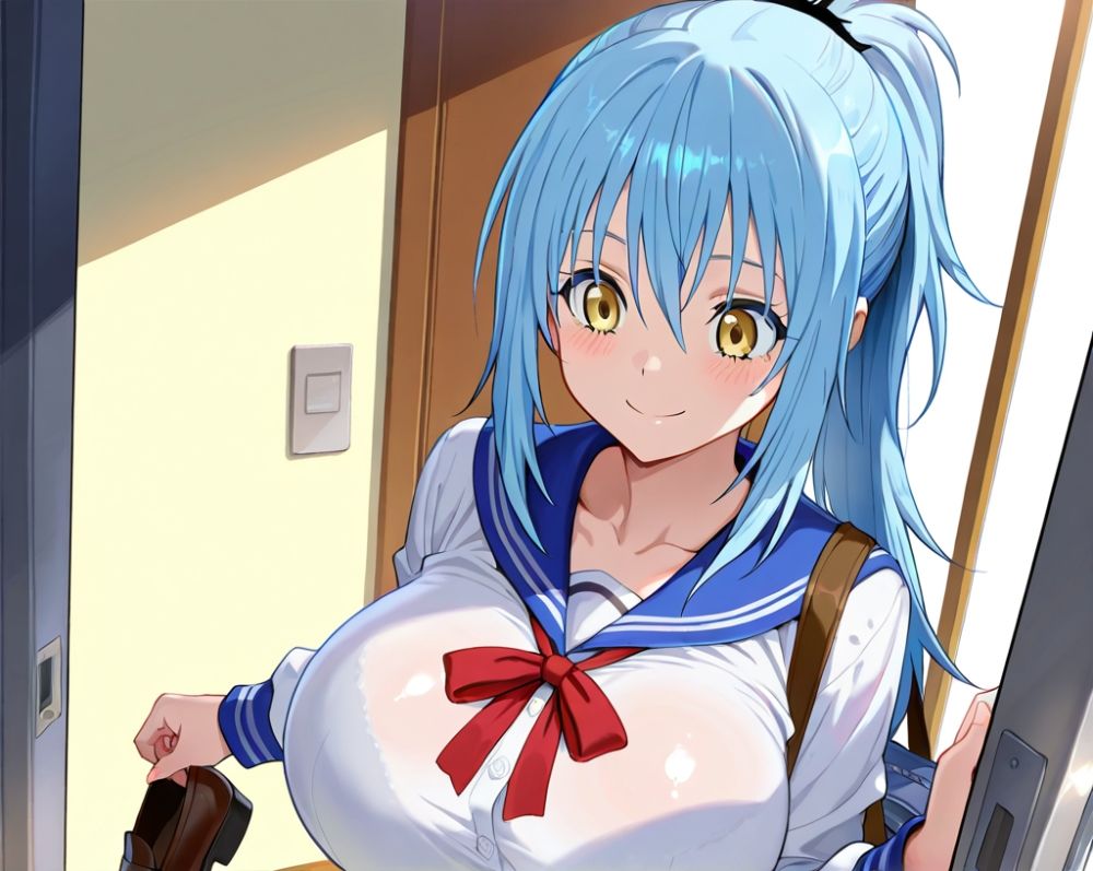 【寝取られ】日本の学園生活に戸惑う双子の巨乳美少女 シェリー＆シュリー サンプル画像1