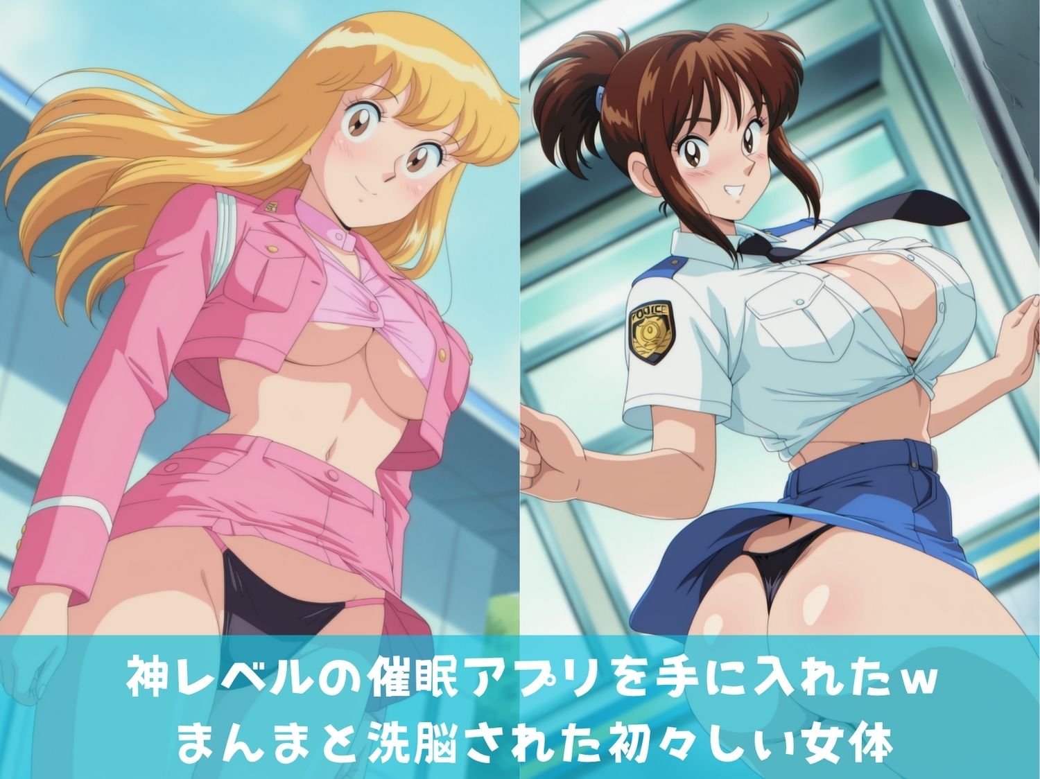 【寝取られ】神催●に狂う女体〜こちら葛●区亀有公園●派出所〜 サンプル画像1