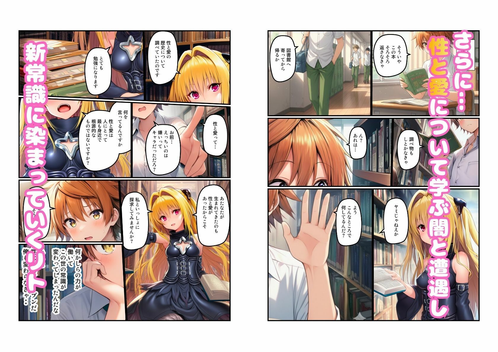 【常識改変の世界でリト快楽堕ち】とらぶる美女と（古◯川唯・金◯の闇・西◯寺春菜）とハーレムSEX サンプル画像6