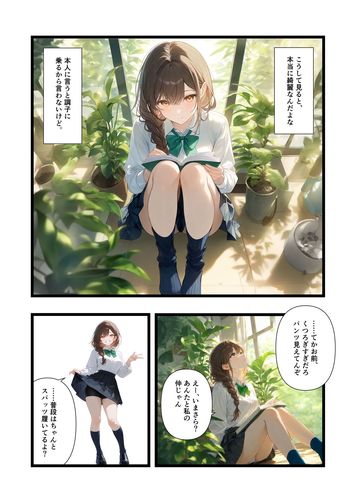 【悲報】近所の完璧美少女優等生、俺の部屋を自分の家だと思ってる「だって昔からこうじゃん？」と当たり前のようにおねだりしてくる話 サンプル画像2