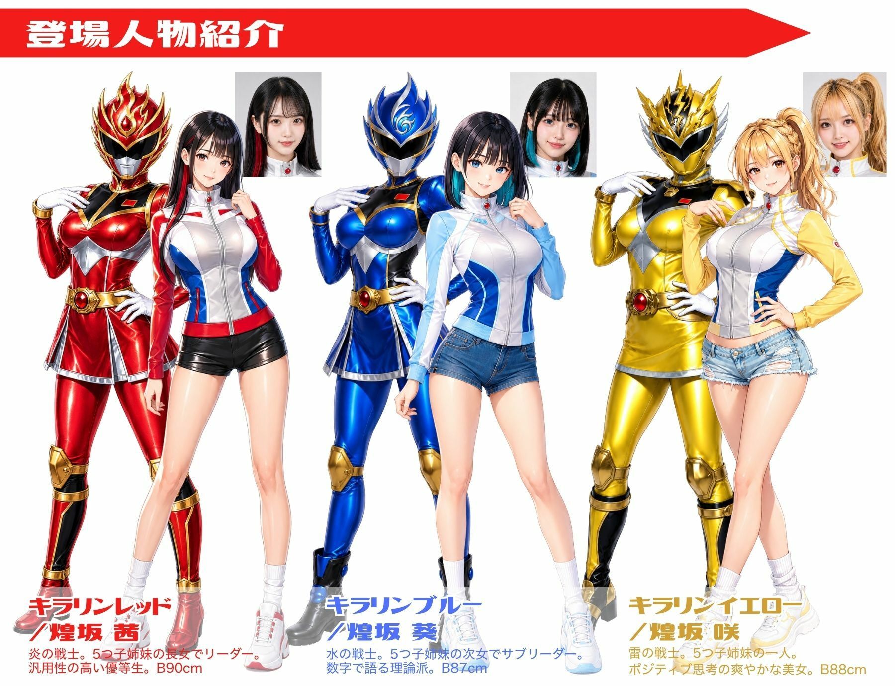 【戦隊ピンク特別編集版】煌戦隊キラリンジャーIN美肢体研究室・極太の侵入ミッション〜敵アジトで拘束された戦隊ヒロインは戦闘員が極太過ぎて大ピンチ？/戦隊ロスのアナタに贈る『大人の為の戦隊』シリーズ〜 サンプル画像8