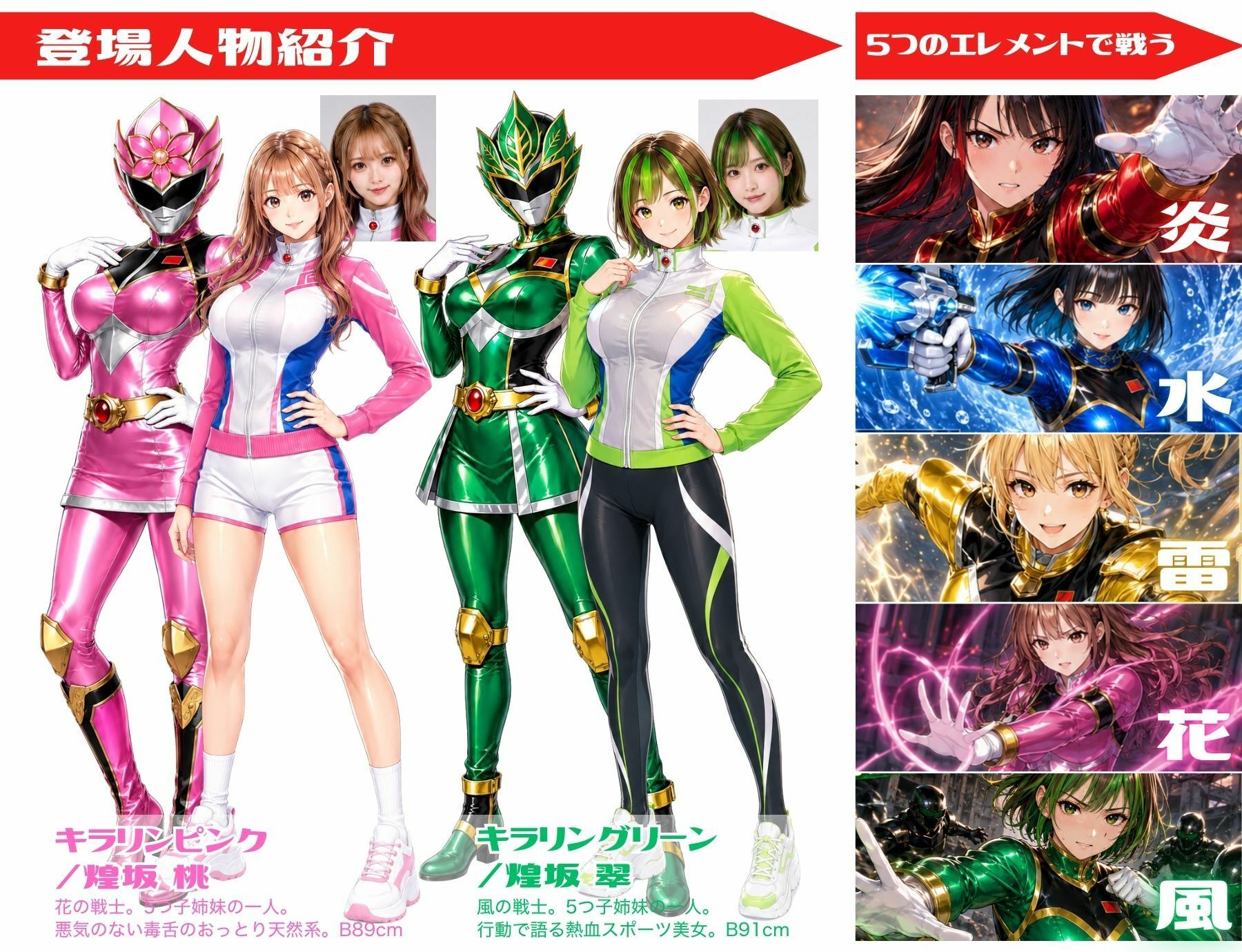 【戦隊ピンク特別編集版】煌戦隊キラリンジャーIN美肢体研究室・極太の侵入ミッション〜敵アジトで拘束された戦隊ヒロインは戦闘員が極太過ぎて大ピンチ？/戦隊ロスのアナタに贈る『大人の為の戦隊』シリーズ〜 サンプル画像9