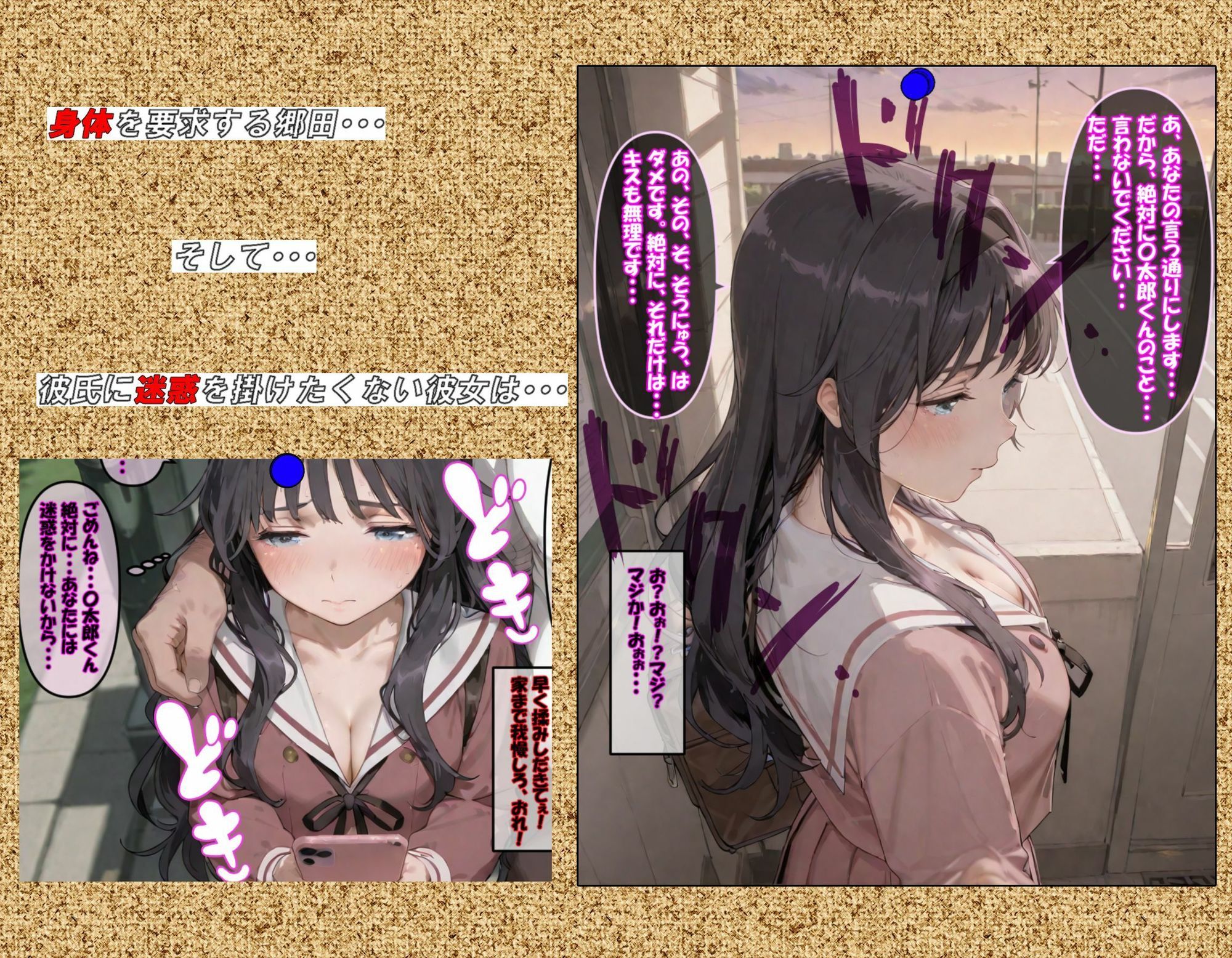 【最終完全和姦宣言01】和〇薫子  脅迫媚薬寝取られ〜ハゲデブ教師の絶倫デカチンポに媚薬お香でトロトロ発情！理性溶けてアヘイキ68回で射精16発で朝まで完堕ちNTR〜 サンプル画像5