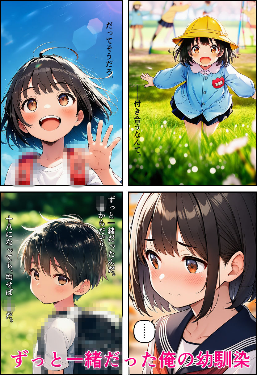 【本編130p】処女幼馴染とセックスしないと出られない部屋で幼馴染をやめるまで（はーと） サンプル画像2