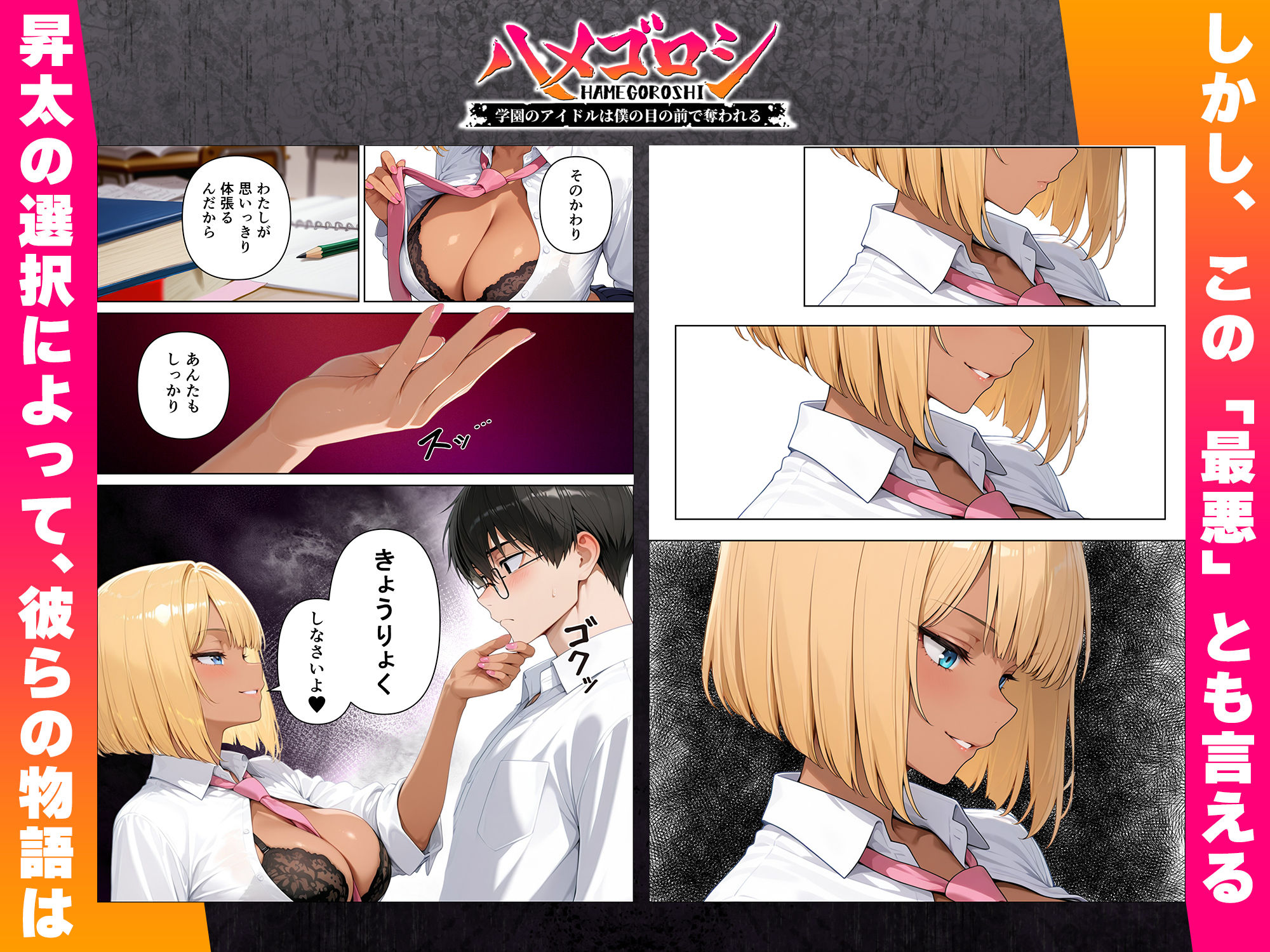 【本編345P！フルカラー】ハメゴロシ〜学園のアイドルは僕の目の前で奪われる〜 サンプル画像7