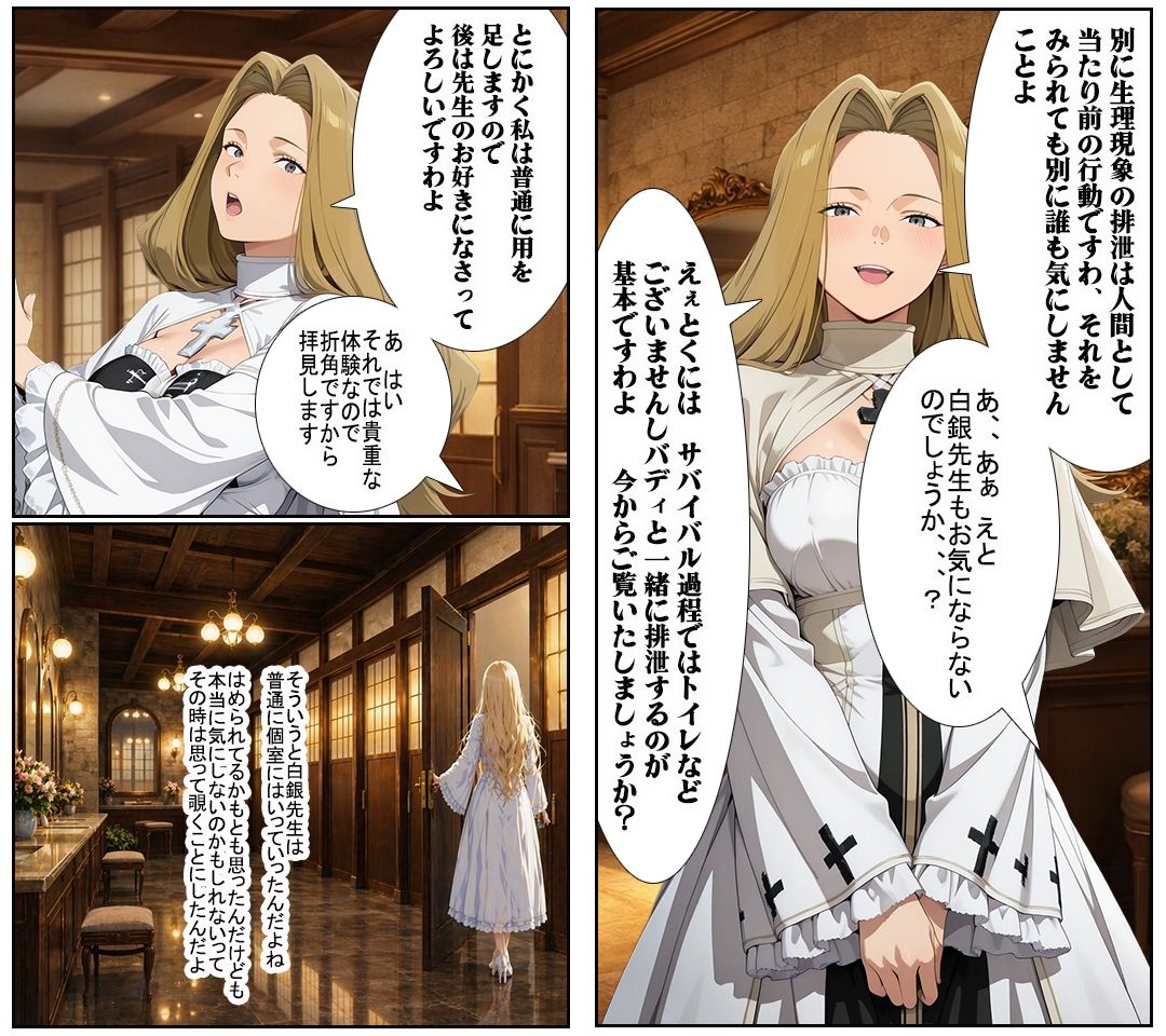 【汚パンツ女学園】  第3話美女だらけの学園の性感覚はぶっ飛んでいた サンプル画像2