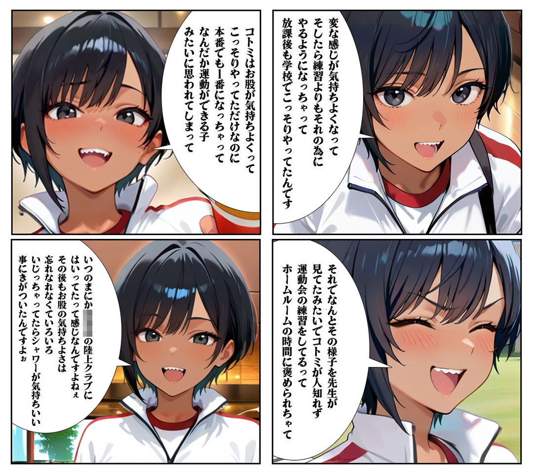 【汚パンツ女学園】第2話ボーイッシュな陸上部の女の子は性への興味が凄かった サンプル画像3