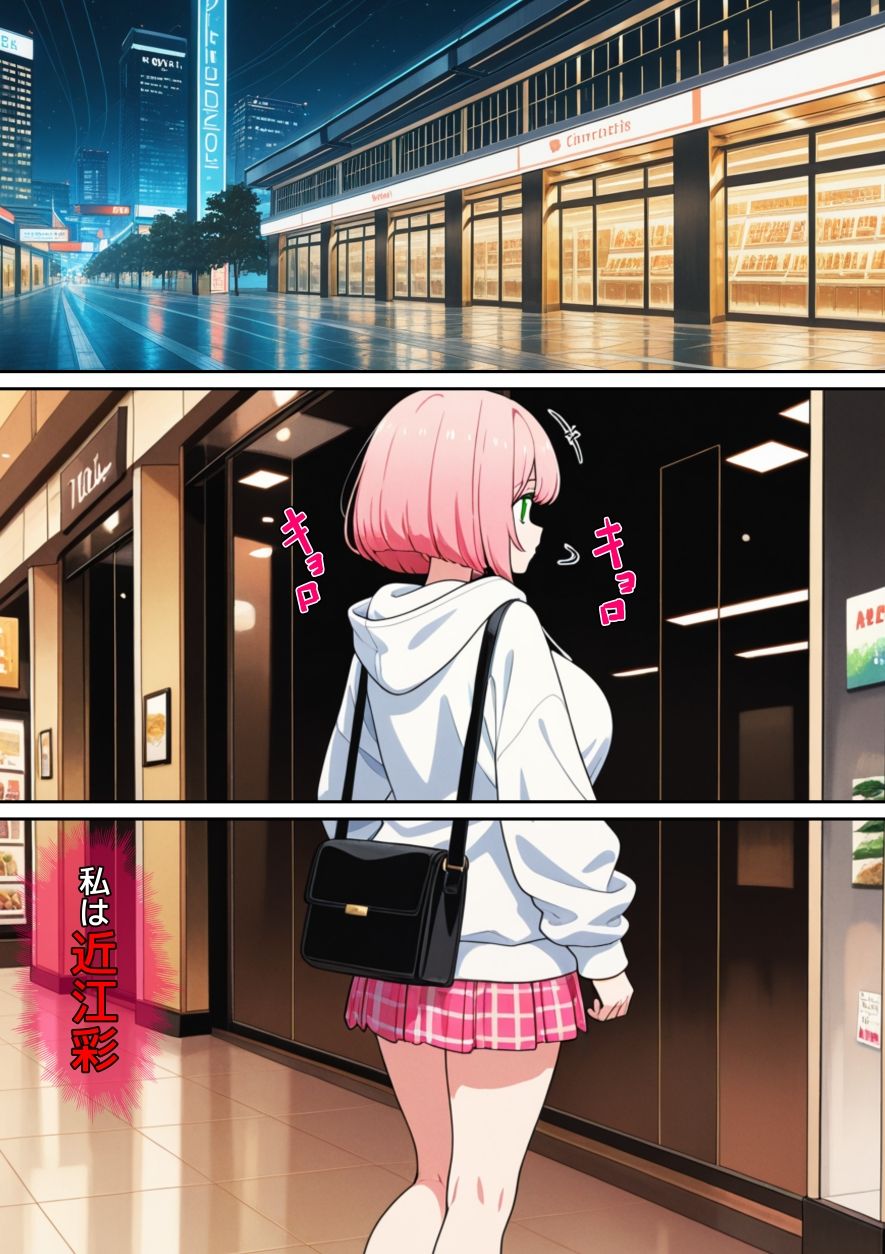 【漫画】万引きギャルを壊した話 サンプル画像1