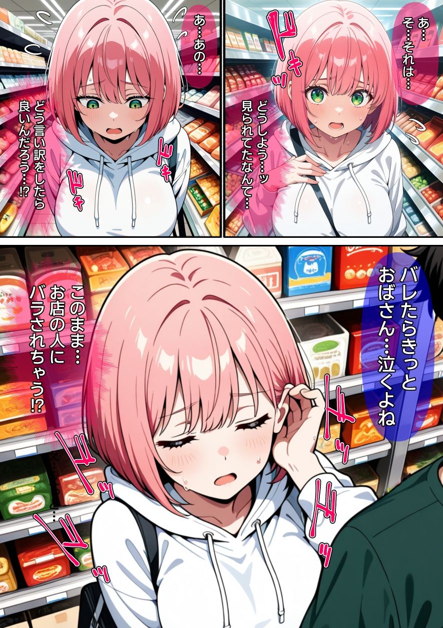 【漫画】万引きギャルを壊した話 サンプル画像8