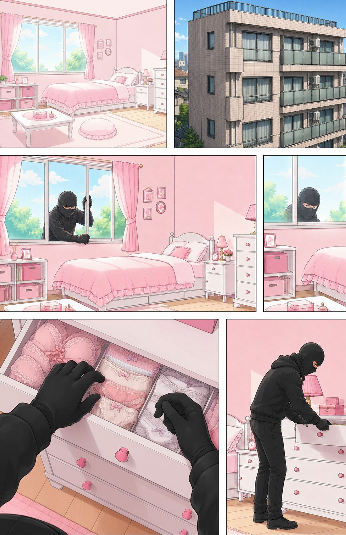 【漫画】下着泥棒の末路 サンプル画像4