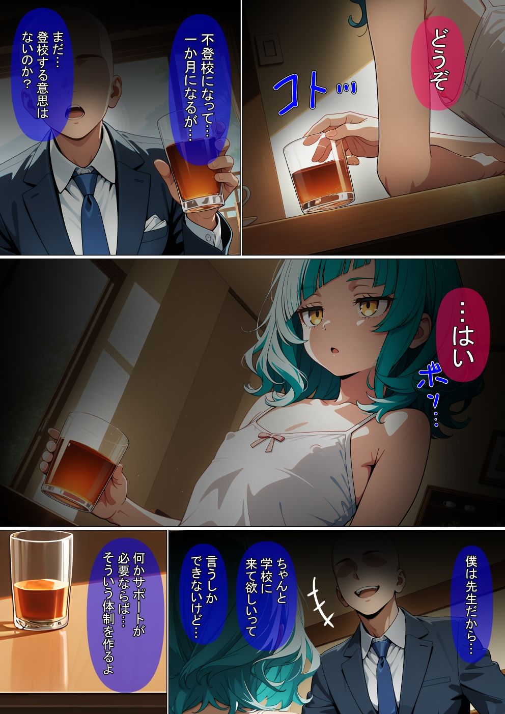 【漫画】不登校の生徒を壊した話 サンプル画像1